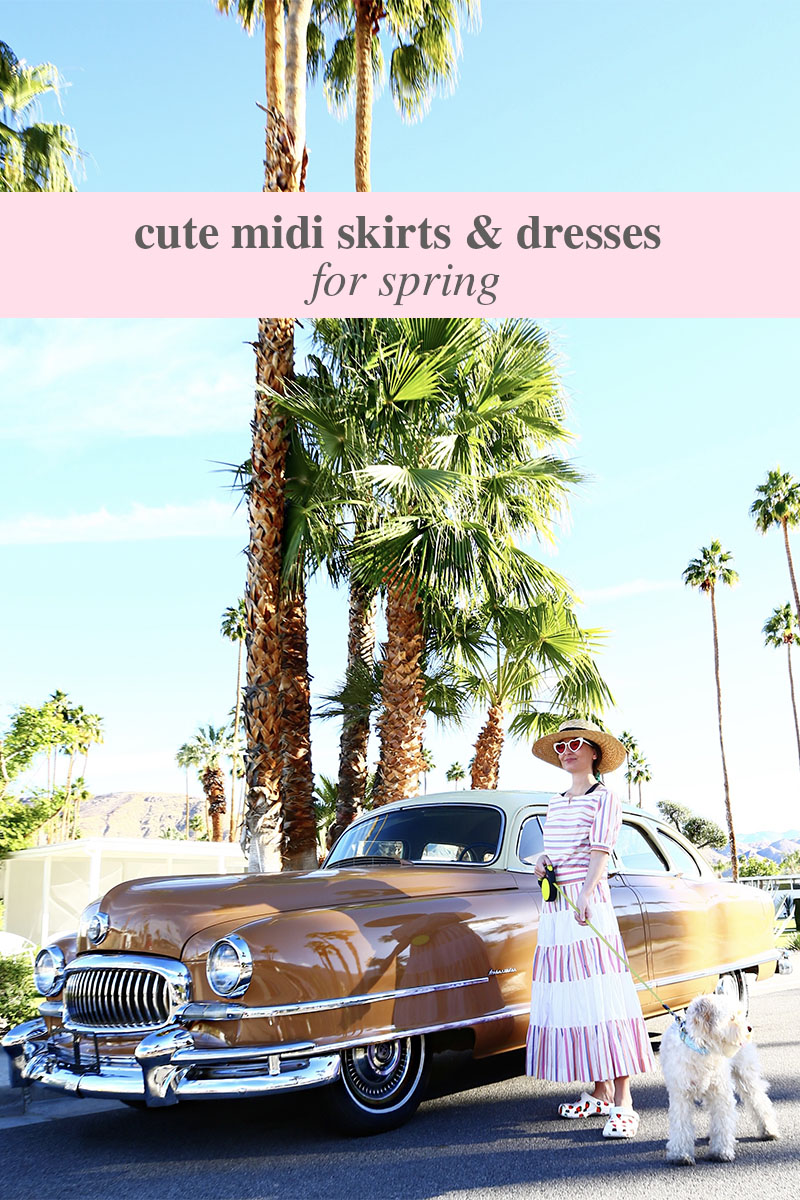Cute Midi Dresses & Skirts for Spring!