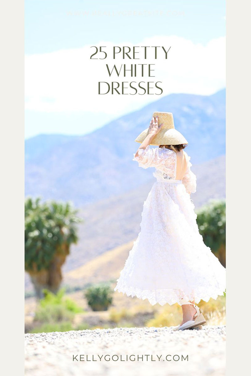 25 Pretty White Dresses 