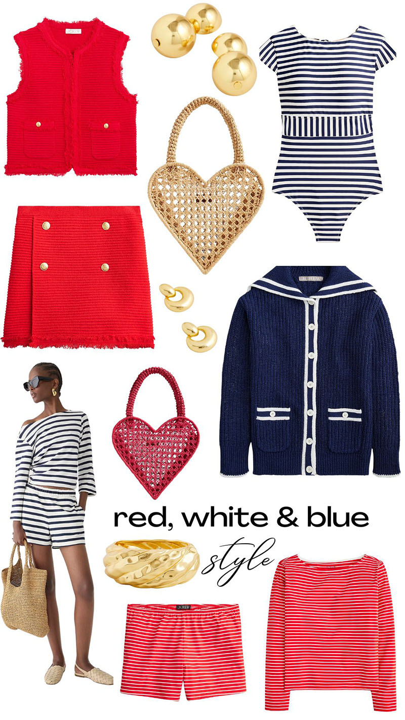 Red, White & Blue Fashion Favorites